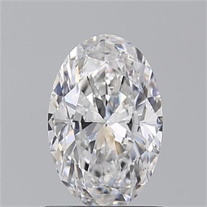 Picture of Natural Diamond 1.02 Carats, Oval with  Cut, D Color, VS2 Clarity and Certified by GIA