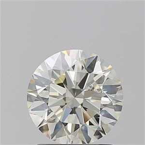 Picture of Natural Diamond 1.50 Carats, Round with Excellent Cut, M Color, SI2 Clarity and Certified by GIA