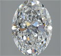 Natural Diamond 1.83 Carats, Oval with  Cut, D Color, VVS2 Clarity and Certified by GIA
