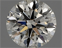 Diamante Natural 0.91 quilates, Redondo , Color J, claridad VS1 y certificado GIA