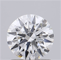 Lab Grown Diamond 0.94 Carats, Round with Ideal Cut, D Color, IF Clarity and Certified by IGI