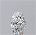 Natural Diamond 1.00 Carats, Oval with  Cut, F Color, SI1 Clarity and Certified by GIA