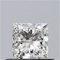 Diamante Natural 0.51 quilates, Princesa , Color I, claridad VVS2 y certificado GIA