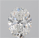 Natural Diamond 1.20 Carats, Oval with  Cut, G Color, VS2 Clarity and Certified by GIA