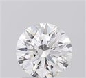 Lab Grown Diamond 1.08 Carats, Round with Ideal Cut, D Color, VVS2 Clarity and Certified by IGI