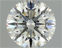 Natural Diamond 0.55 Carats, Round with Excellent Cut, J Color, VS1 Clarity and Certified by GIA