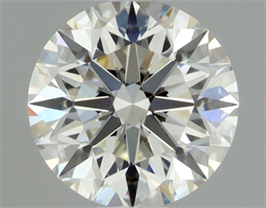 Picture of Natural Diamond 0.55 Carats, Round with Excellent Cut, J Color, VS1 Clarity and Certified by GIA