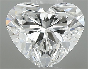 Foto Diamante Natural 0.34 quilates, Corazón , Color F, claridad VVS1 y certificado GIA de