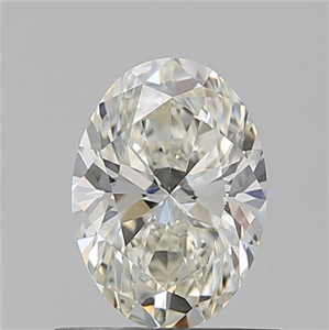 Picture of Natural Diamond 0.77 Carats, Oval with  Cut, J Color, VVS1 Clarity and Certified by GIA
