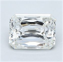 Natural Diamond 1.50 Carats, Radiant with  Cut, I Color, VS2 Clarity and Certified by GIA