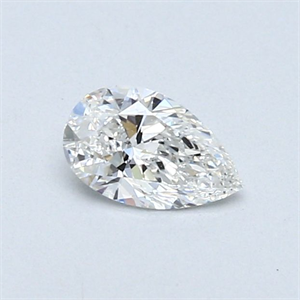 Foto Diamante Natural 0.30 quilates, De pera , Color F, claridad VVS2 y certificado GIA de
