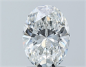 Natural Diamond 1.51 Carats, Oval with  Cut, E Color, SI2 Clarity and Certified by GIA
