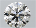 Natural Diamond 1.51 Carats, Round with Very Good Cut, L Color, SI2 Clarity and Certified by GIA