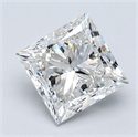 Diamante Natural 1.51 quilates, Princesa , Color G, claridad VS1 y certificado GIA