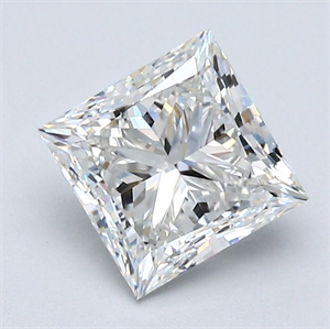Foto Diamante Natural 1.51 quilates, Princesa , Color G, claridad VS1 y certificado GIA de