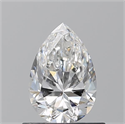 Natural Diamond 0.71 Carats, Pear with  Cut, E Color, SI1 Clarity and Certified by GIA