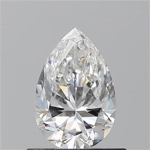 Picture of Natural Diamond 0.71 Carats, Pear with  Cut, E Color, SI1 Clarity and Certified by GIA