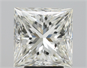 Diamante Natural 4.03 quilates, Princesa , Color J, claridad SI1 y certificado GIA