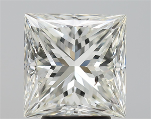 Foto Diamante Natural 4.03 quilates, Princesa , Color J, claridad SI1 y certificado GIA de