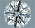 Natural Diamond 1.31 Carats, Round with Excellent Cut, J Color, VS1 Clarity and Certified by IGI