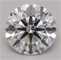 Del inventario de diamantes de laboratorio, 3.10 quilates, Redondo , Color D, claridad IF y certificado GIA