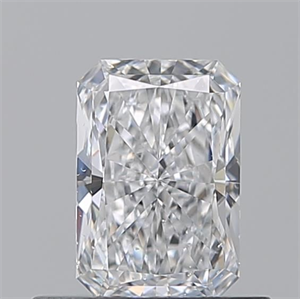 Picture of Natural Diamond 0.56 Carats, Radiant with  Cut, D Color, SI1 Clarity and Certified by GIA
