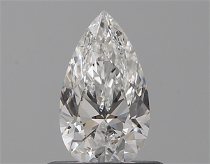 Picture of Natural Diamond 0.53 Carats, Pear with  Cut, E Color, VS1 Clarity and Certified by GIA