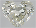 Natural Diamond 1.02 Carats, Heart with  Cut, K Color, IF Clarity and Certified by HRD