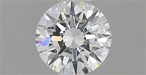 Picture of Natural Diamond 0.42 Carats, Round with Excellent Cut, F Color, VVS1 Clarity and Certified by GIA