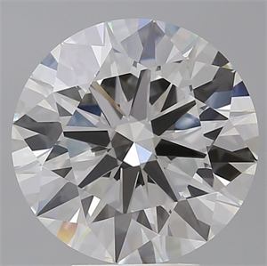 Picture of Lab Grown Diamond 5.59 Carats, Round with Ideal Cut, F Color, VVS2 Clarity and Certified by IGI