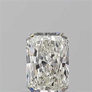 Picture of Natural Diamond 0.51 Carats, Radiant with  Cut, J Color, VVS1 Clarity and Certified by GIA