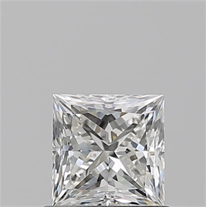 Picture of Natural Diamond 0.80 Carats, Princess with  Cut, H Color, VVS2 Clarity and Certified by GIA