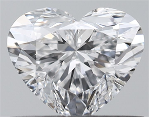 Picture of Natural Diamond 0.50 Carats, Heart with  Cut, D Color, SI1 Clarity and Certified by GIA
