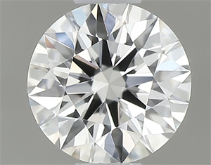Picture of Natural Diamond 0.40 Carats, Round with Excellent Cut, E Color, IF Clarity and Certified by GIA