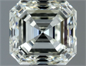 Natural Diamond 0.90 Carats, Asscher with  Cut, I Color, VVS2 Clarity and Certified by IGI