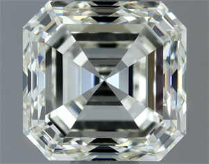 Picture of Natural Diamond 0.90 Carats, Asscher with  Cut, I Color, VVS2 Clarity and Certified by IGI