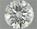 Natural Diamond 0.50 Carats, Round with Very Good Cut, J Color, VVS1 Clarity and Certified by GIA