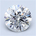 Diamante Natural 2.01 quilates, Redondo , Color D, claridad SI2 y certificado IGI