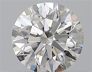 Foto Diamante Natural 0.41 quilates, Redondo , Color H, claridad SI1 y certificado GIA de