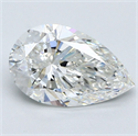 Diamante Natural 2.22 quilates, De pera , Color G, claridad VS2 y certificado GIA