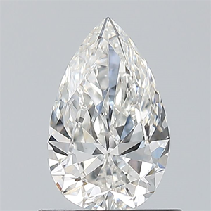 Picture of Natural Diamond 0.70 Carats, Pear with  Cut, G Color, VS1 Clarity and Certified by GIA