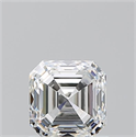 Natural Diamond 1.01 Carats, Asscher with  Cut, G Color, VVS2 Clarity and Certified by GIA