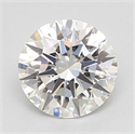 Natural Diamond 0.41 Carats, Round with Excellent Cut, F Color, VVS1 Clarity and Certified by GIA