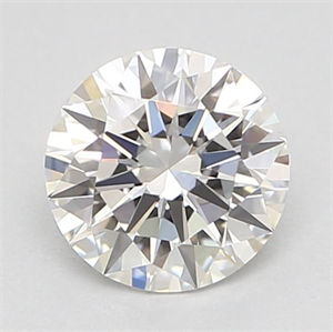 Picture of Natural Diamond 0.41 Carats, Round with Excellent Cut, F Color, VVS1 Clarity and Certified by GIA
