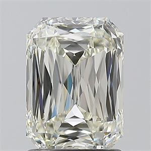 Picture of Natural Diamond 1.50 Carats, Radiant with  Cut, K Color, VS1 Clarity and Certified by GIA