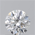 Natural Diamond 0.70 Carats, Round with Excellent Cut, F Color, SI1 Clarity and Certified by GIA
