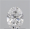 Diamante Natural 0.50 quilates, Ovalado , Color D, claridad VS2 y certificado GIA