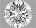 Lab Grown Diamond 0.97 Carats, Round with Excellent Cut, D Color, VVS2 Clarity and Certified by IGI