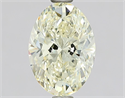Natural Diamond 1.50 Carats, Oval with  Cut, J Color, VS2 Clarity and Certified by GIA