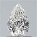 Diamante Natural 0.50 quilates, De pera , Color H, claridad VS2 y certificado GIA